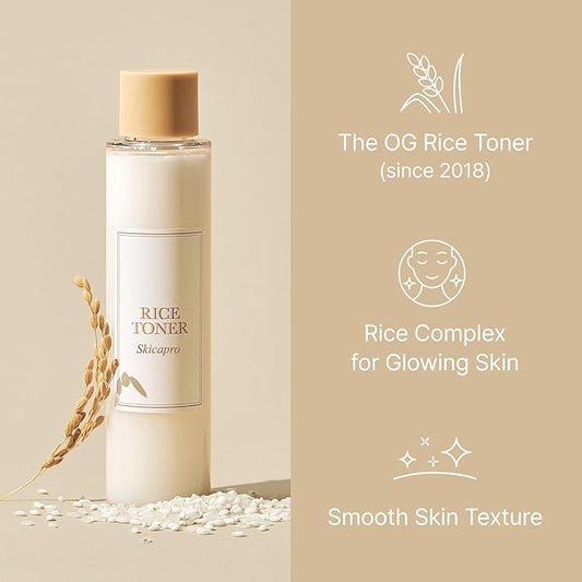 Rice Toner, Milky Toner for glowing Skin, Rice Water Toner