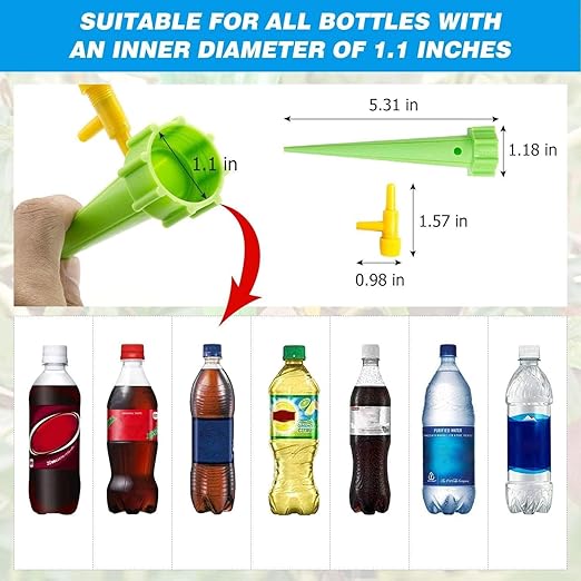 10 Pcs Drip Irrigation Kit For Home Garden(Self-Watering Spikes)