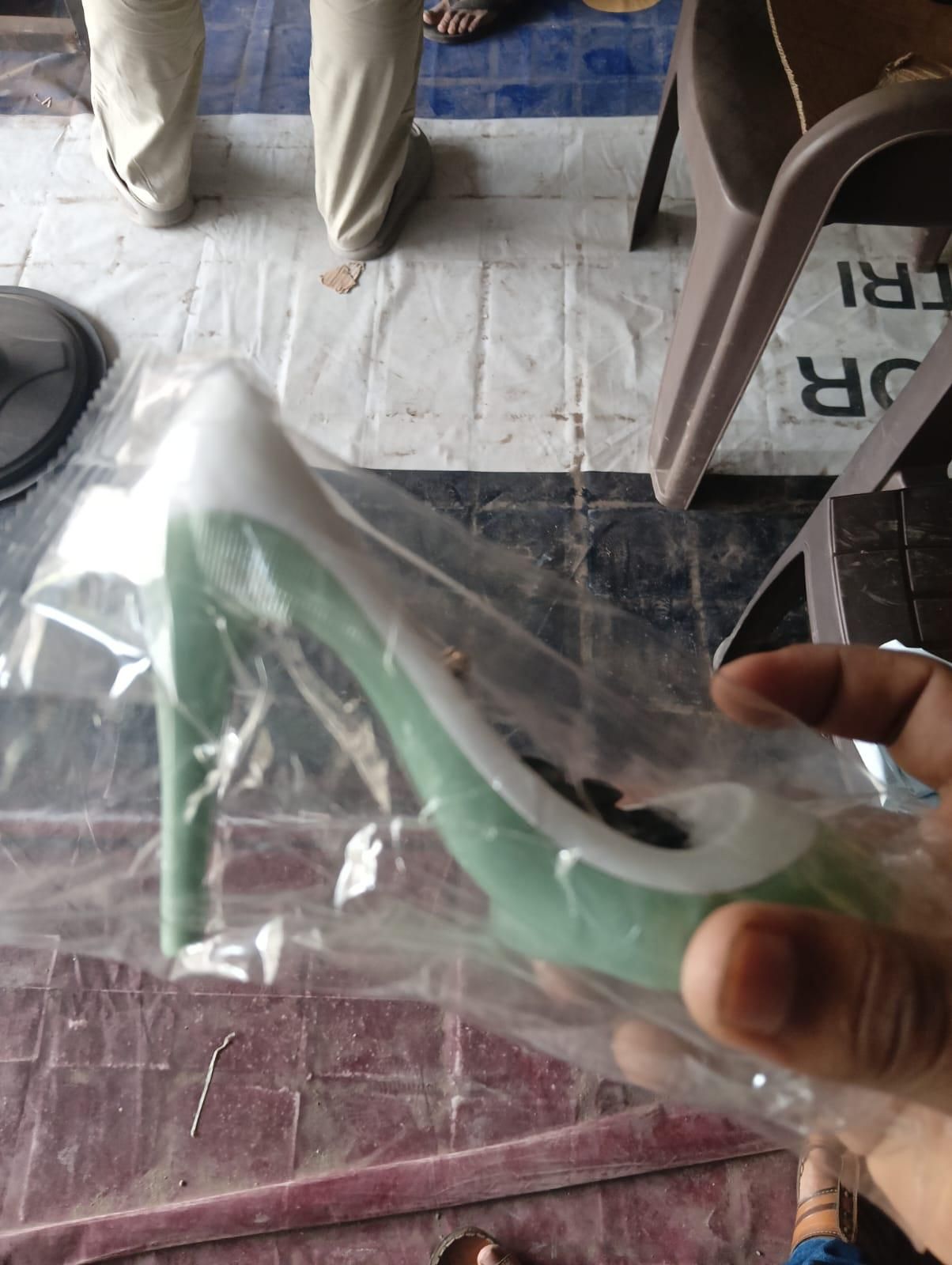 High Heel Sandal Shaped Soap Case