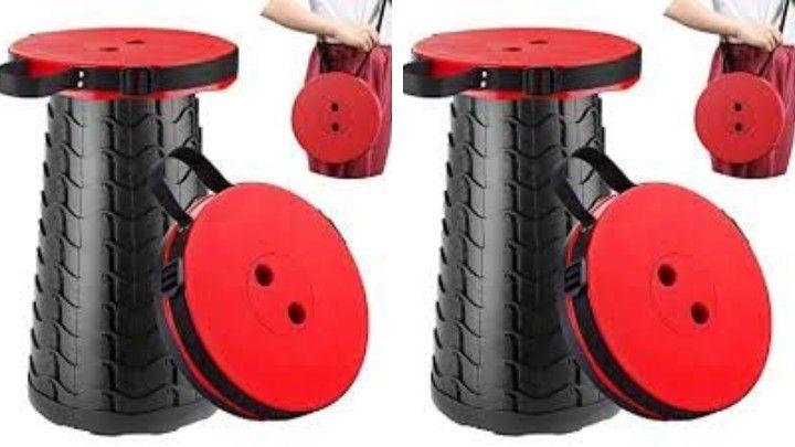 Lightweight Folding Stool pack of 2