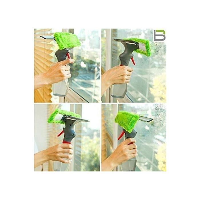 Glass Cleaner 3 in 1 Spray Type Cleaning Brush Glass Wiper Window Clean Shave Car Window Cleaner Brush