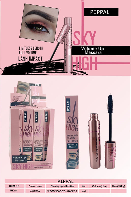 Pippal Sky High Mascara Ultra Volume Up Volumizing Mascara Long Lasting Waterproof 10Gm (Pack of 1)