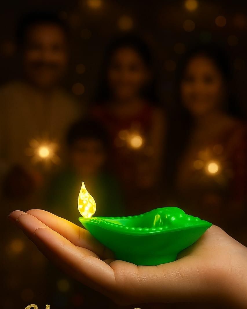 Shankh Water Sensor LED Diya(Combo Pack)