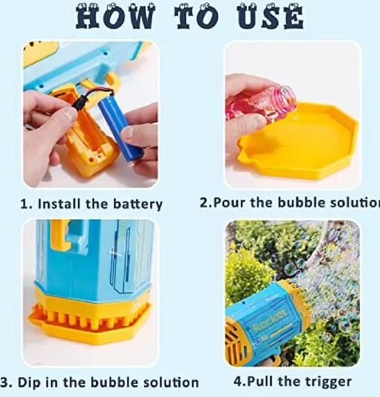 Bubble Gun Machine (Automatic blower)