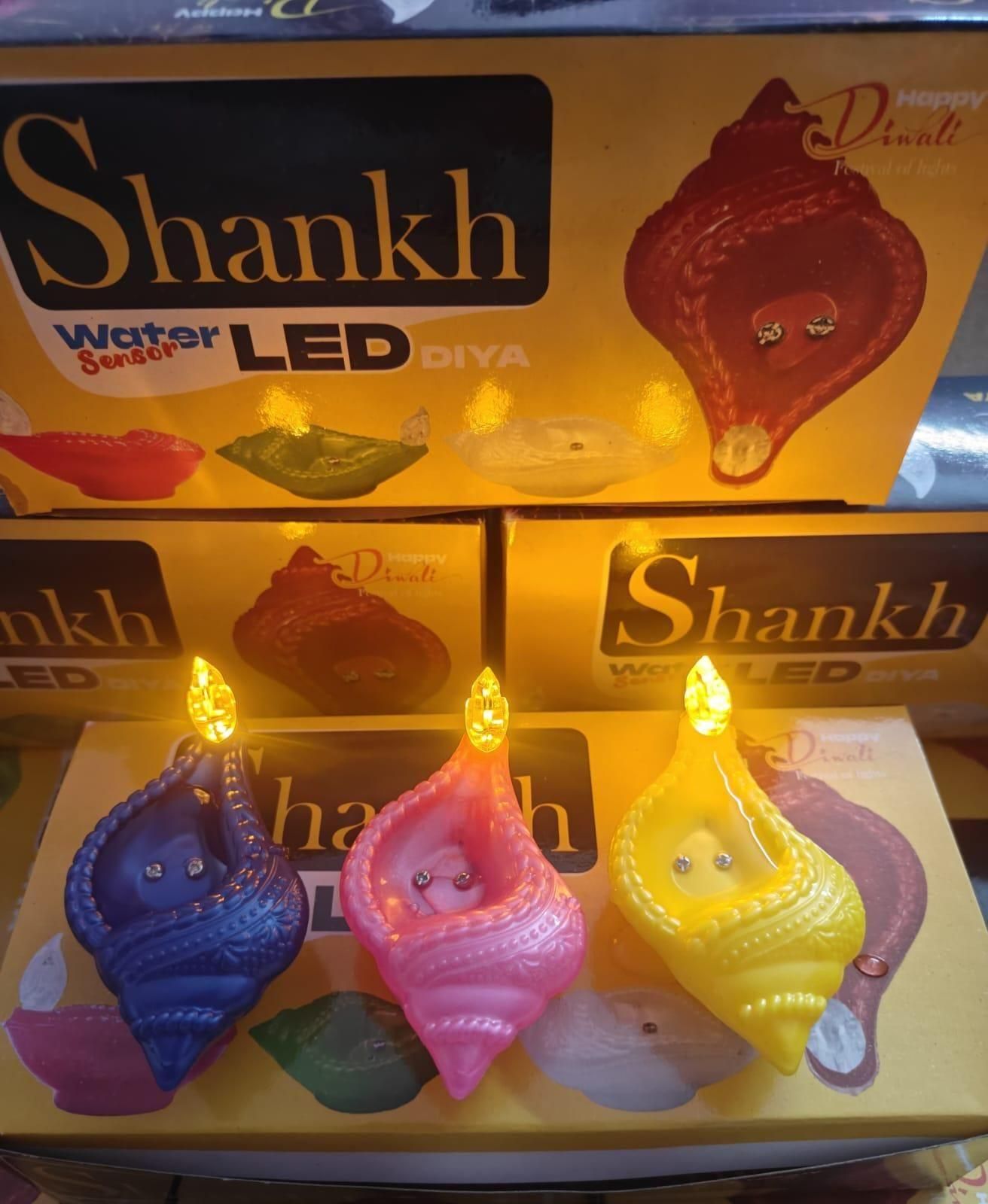 Shankh Water Sensor LED Diya(Combo Pack)