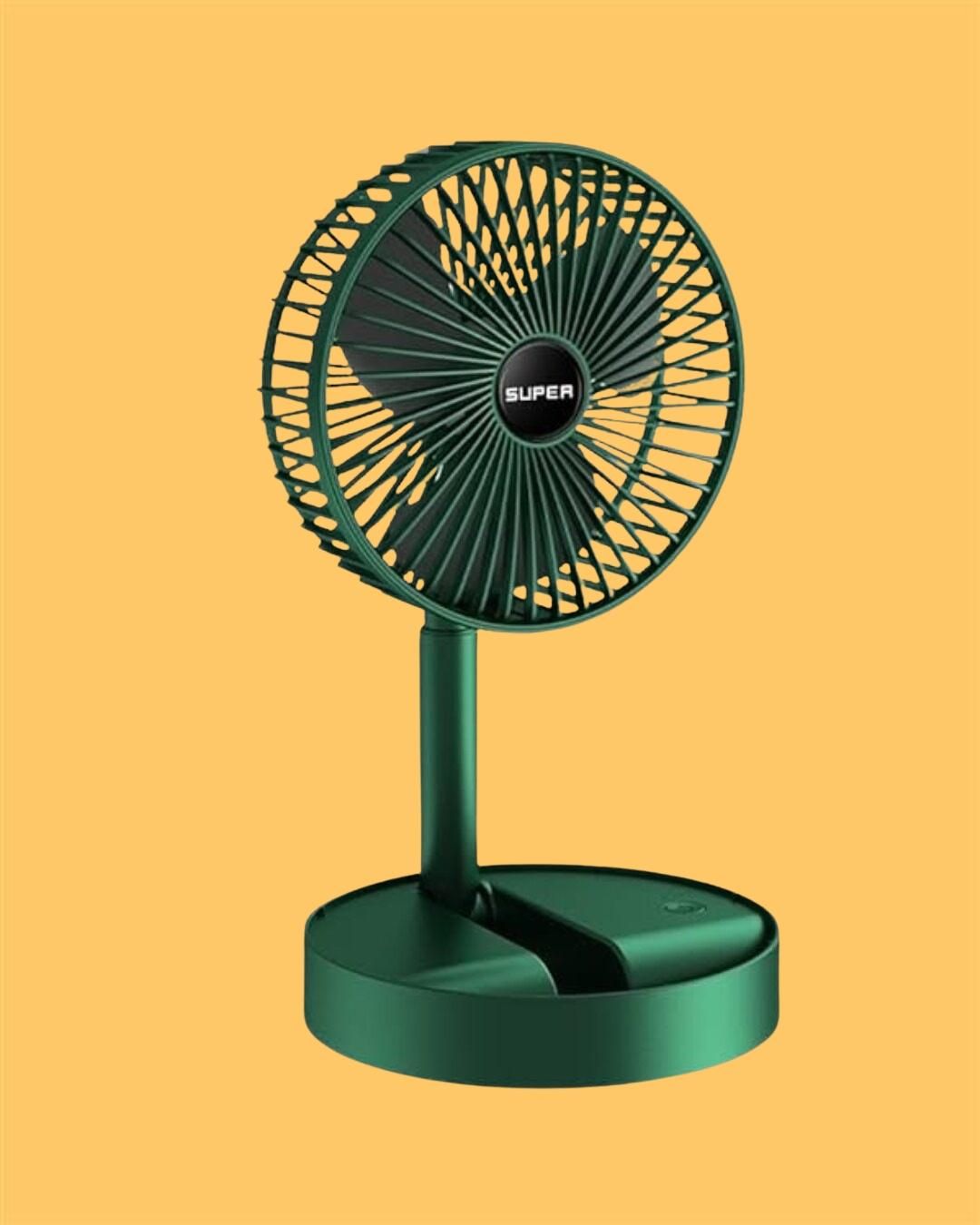 Adjustable Height Telescopic Rechargeable Standing table Fan