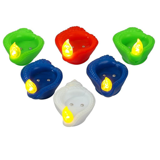 Shankh Water Sensor LED Diya(Combo Pack)