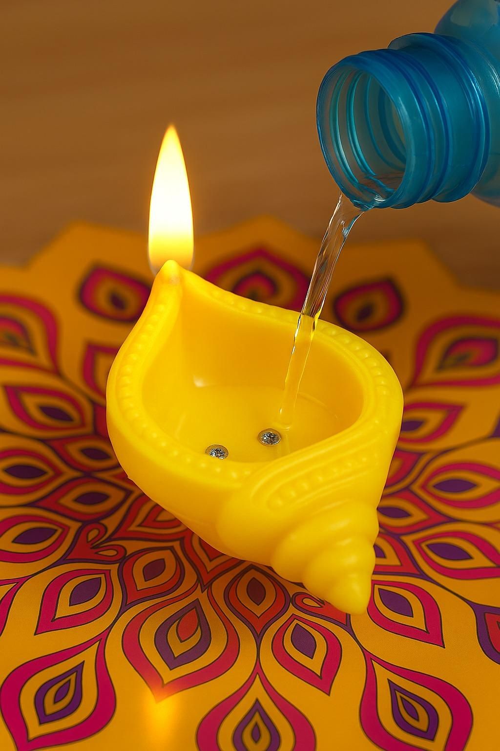 Shankh Water Sensor LED Diya(Combo Pack)