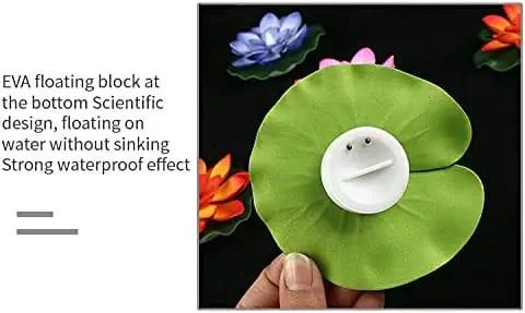 Lotus Flower Water Sensor LED Diyas (Pack of 6)