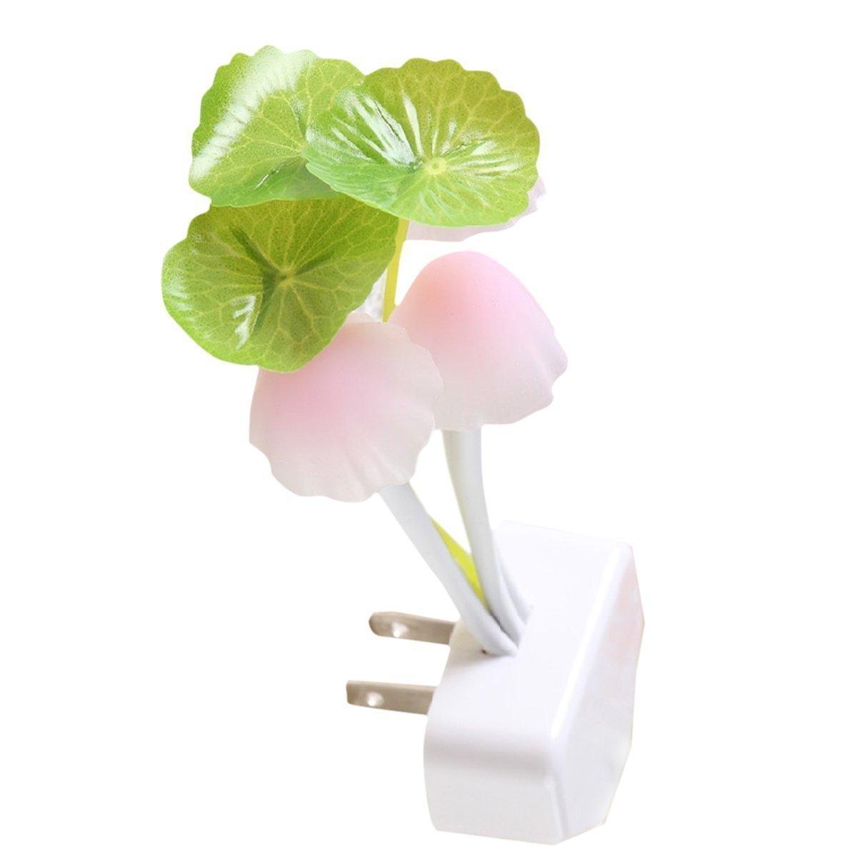 Mushroom Lamp Automatic Sensor Color Changing Night LED Bulbs