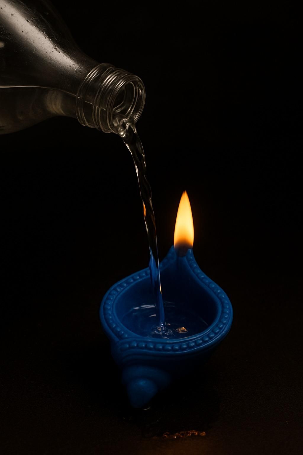 Shankh Water Sensor LED Diya(Combo Pack)