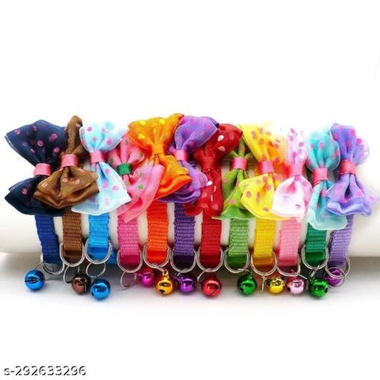 ABS Plastic Coller Belt for Pet (Multicolor, 10 Pcs)